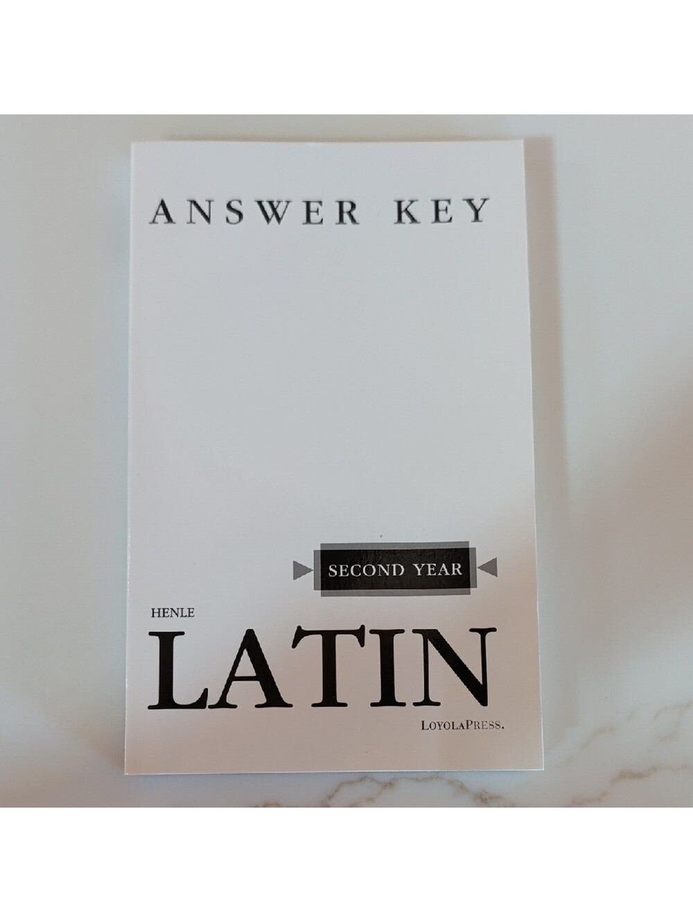 Henle Latin Second Year Answer Key, Classical, Education, Homeschool